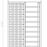 BOY TURNİKESİ ECO KARE - PASLANMAZ 4 KOLLU